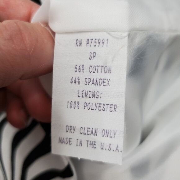 NEW VINTAGE 90s Painted Pony zebra print button up crop jacket XS - Picture 7 of 10